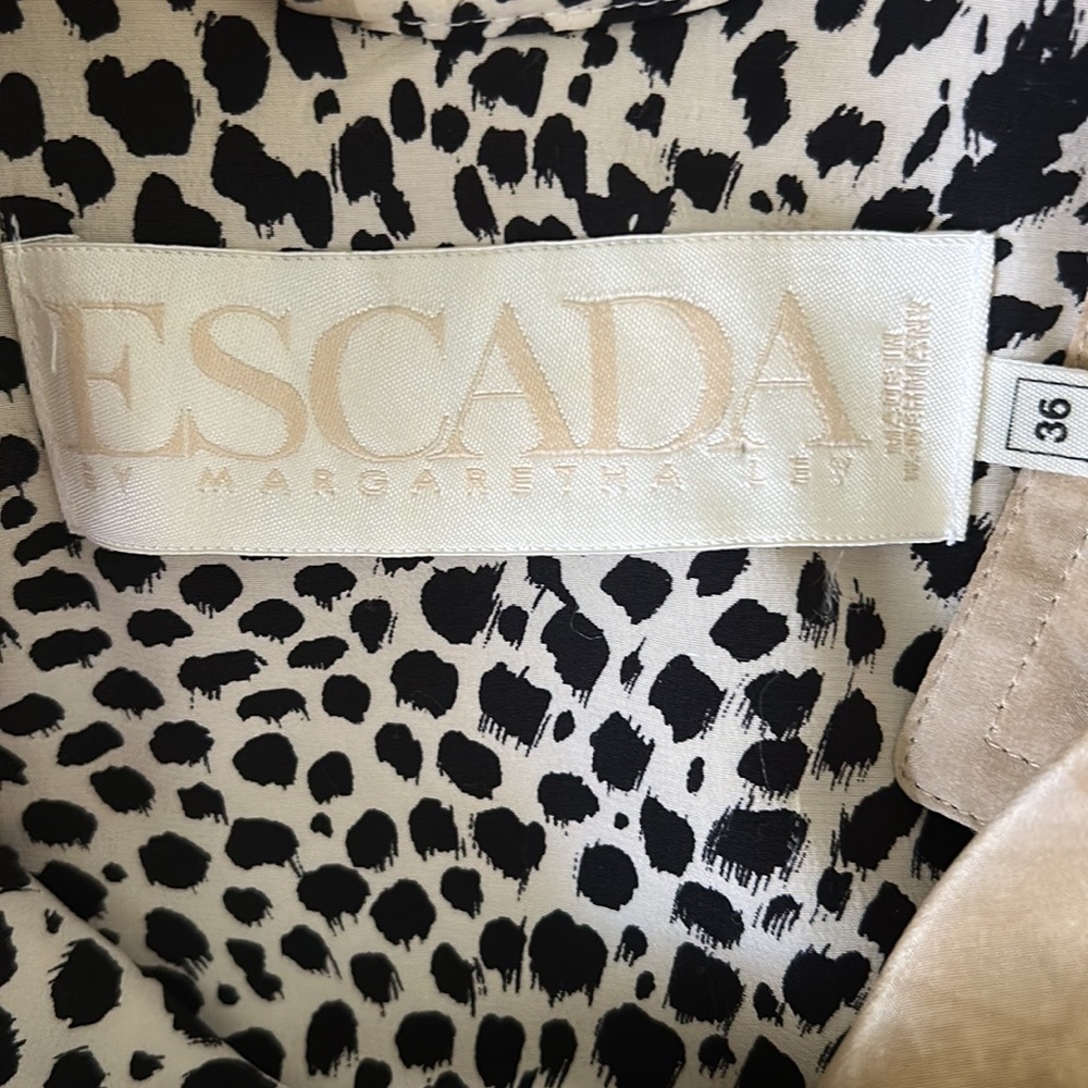 Escada Tan Utility Jacket - Picture 8 of 11